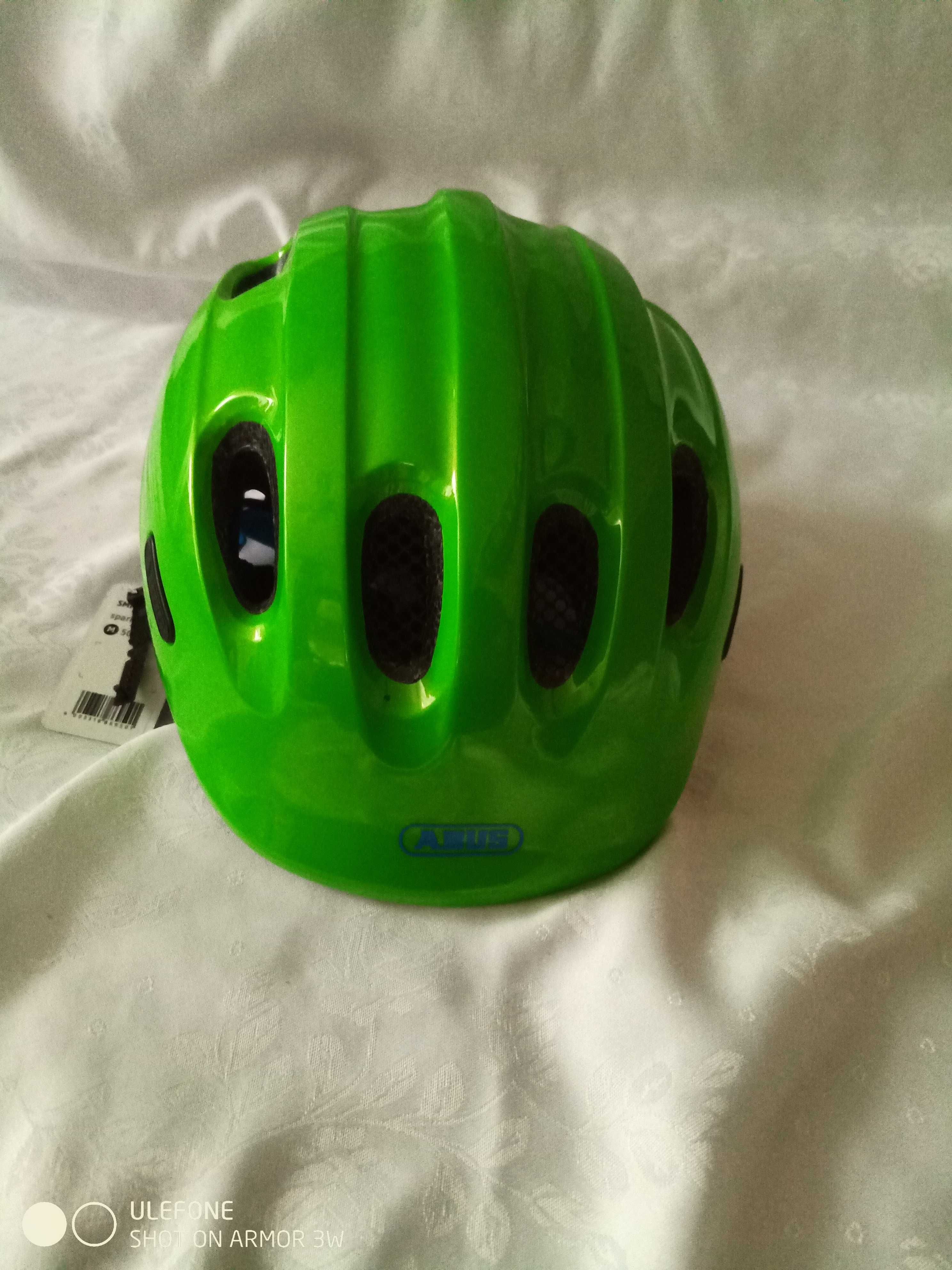 Kask rowerowy Abus Smiley 2.1 zielony r.M 50-55cm