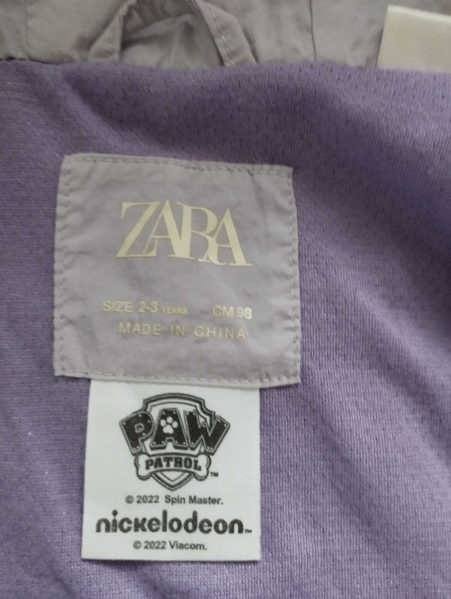 Kurtka, wiatrówka dla dziewczynki f. ZARA Psi Patrol, roz. 98