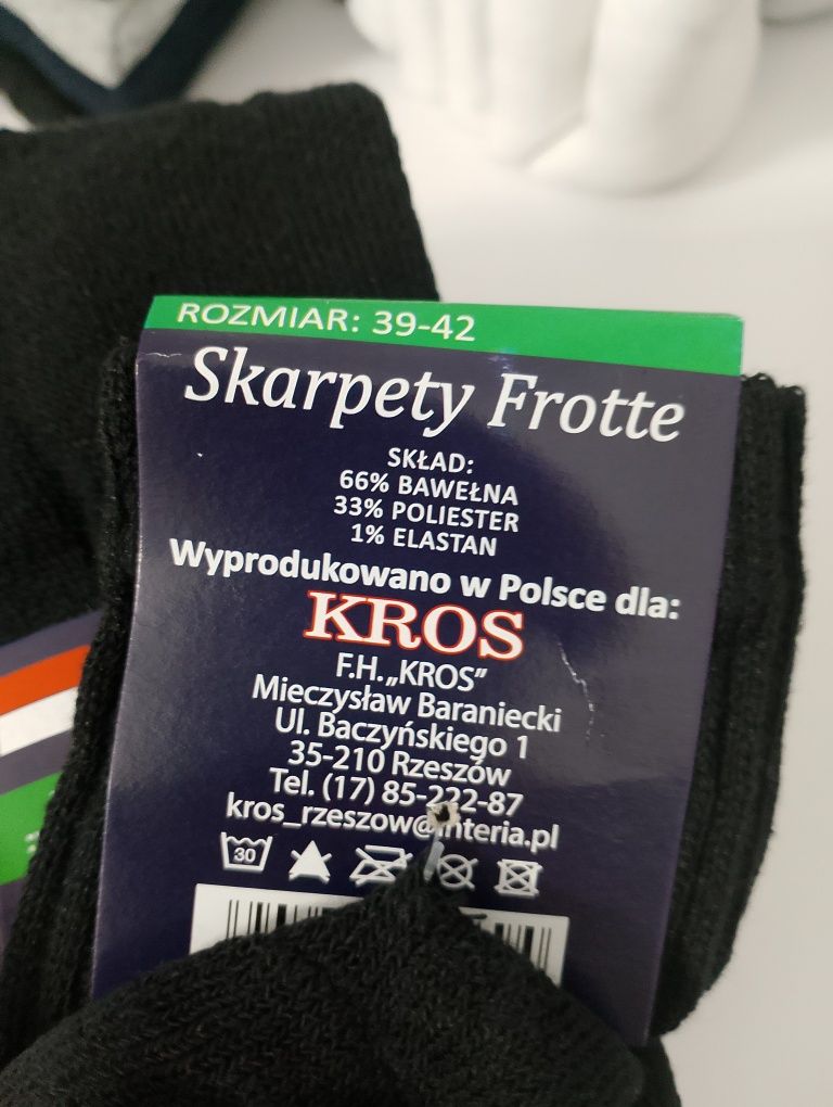 Skarpety męskie frotte zestaw 5 par 39-42