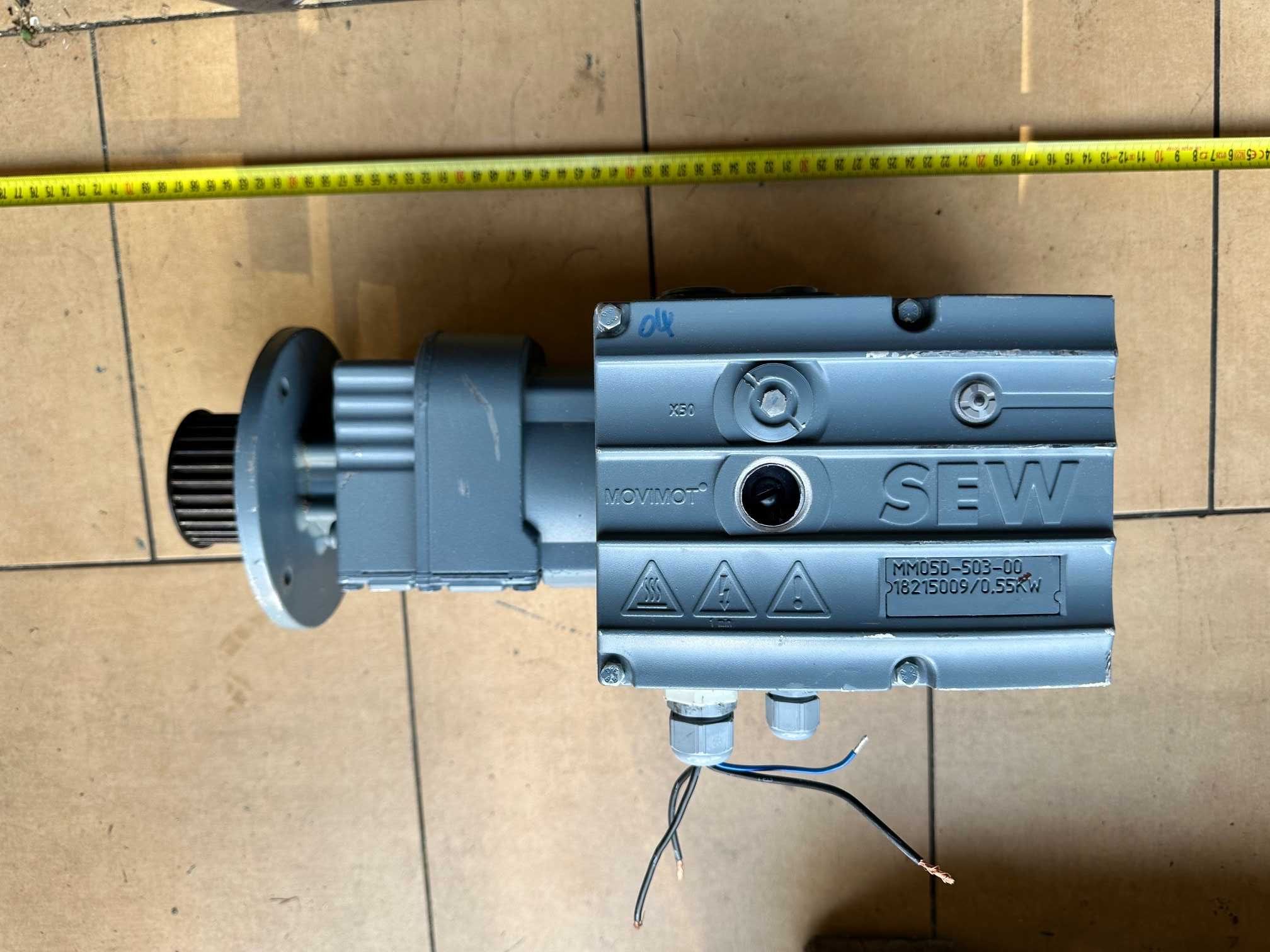 Motoreduktor, silnik sew z falownikiem 0,55 kw zakres obr 18-183