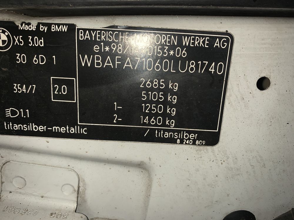 BMW X5 е53 3.0d Automat