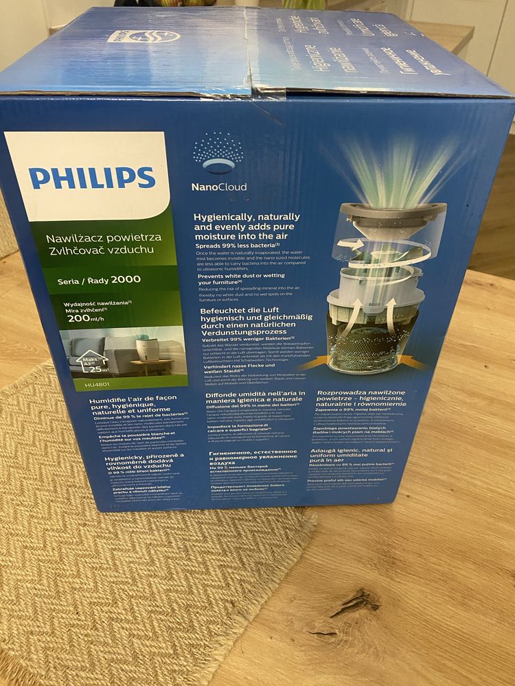 Nawilżacz powietrza PHILIPS HU4801/01 NOWY!