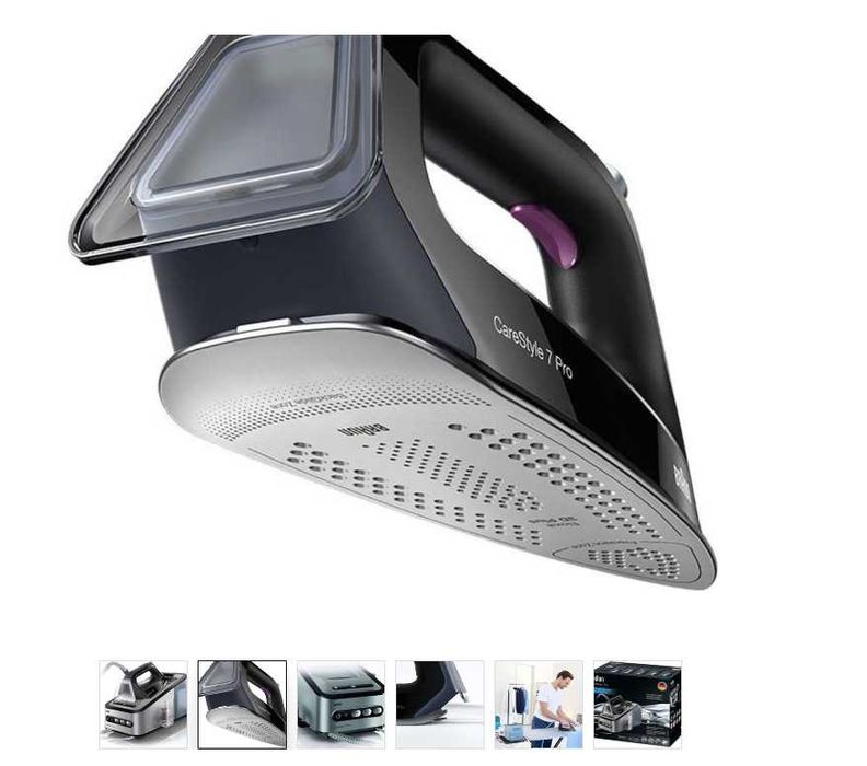 Ferro com Caldeira BRAUN CareStyle 7 + Mesa de Engomar da Marca Braun