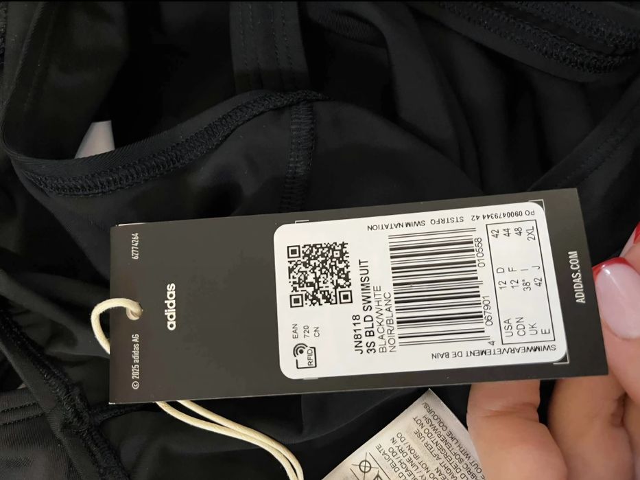 Strój kąpielowy jednoczęściowy Adidas r.M -38