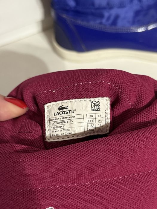 Зимние сапоги lacoste