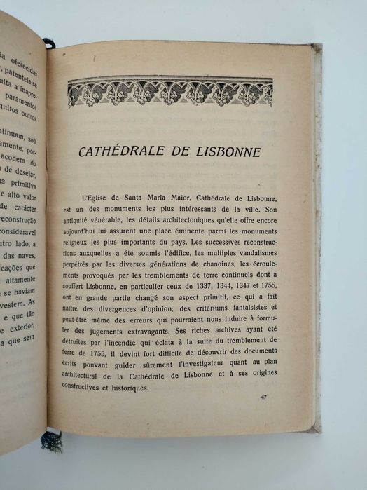 Sé de Lisboa (Estudo Histórico-Arqueológico e Artístico)