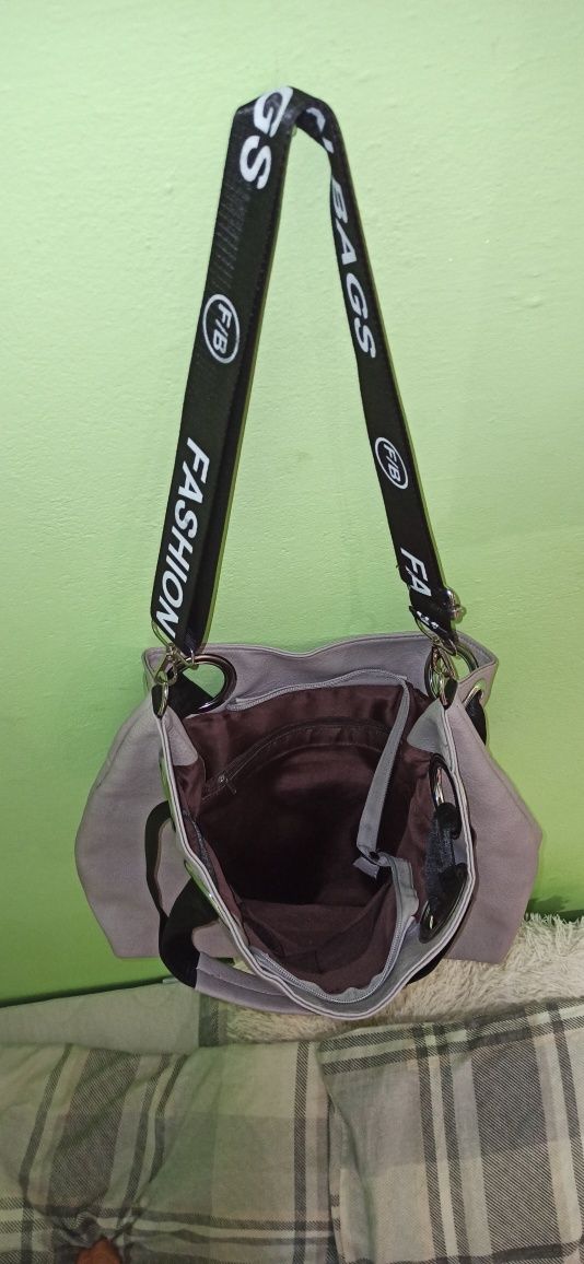Beżowa Damska Torebka Fashion Bags Italy Milano