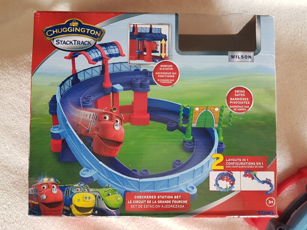 Chuggington stack track tomy Stacyjkowo stacja miejska Wilson kolejka