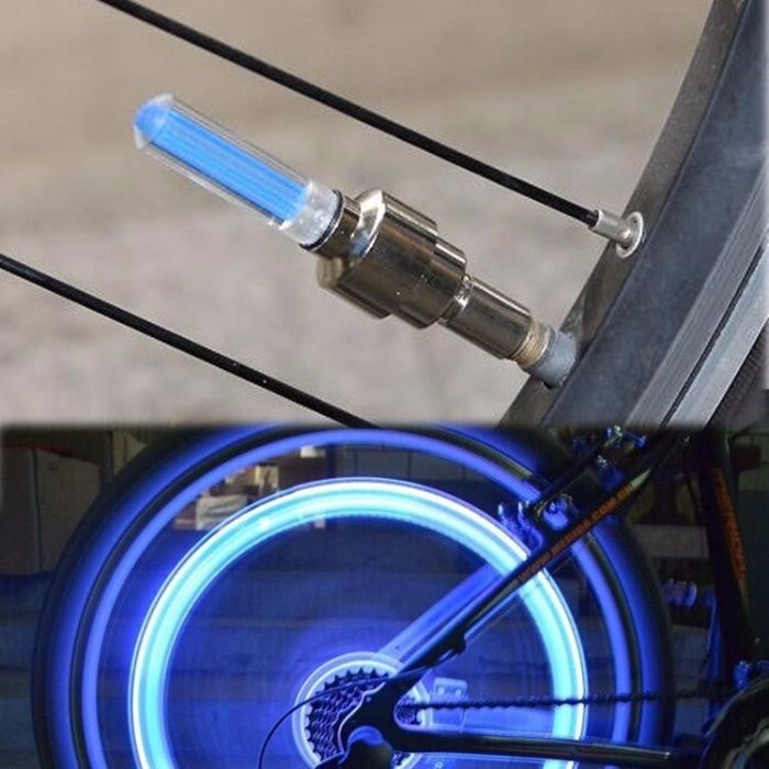 2 Válvulas Led para Bicicletas, Carros e Motas