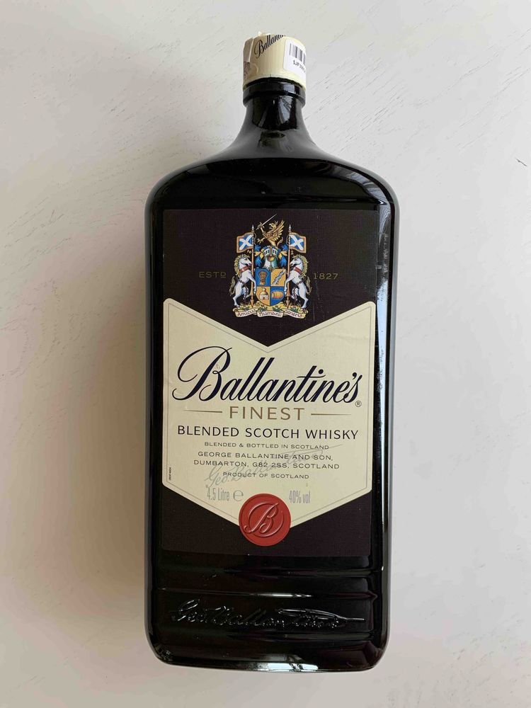 Пустая бутылка от виски Баллантайнс Файнест Ballantine's Finest 4.5 л