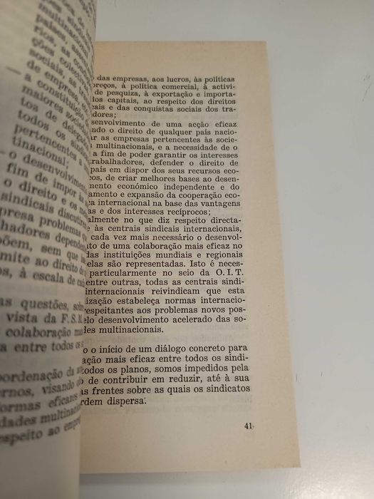 Sobre as sociedades multinacionais, de Cut-Cgt