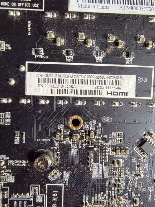 Placa gráfica AMD RX570 4GB