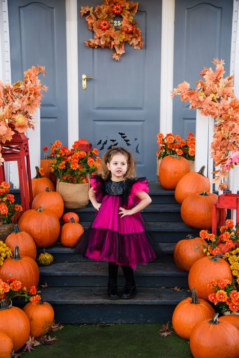 Сукня відьмочки 98 - 104 см 3 - 4 роки