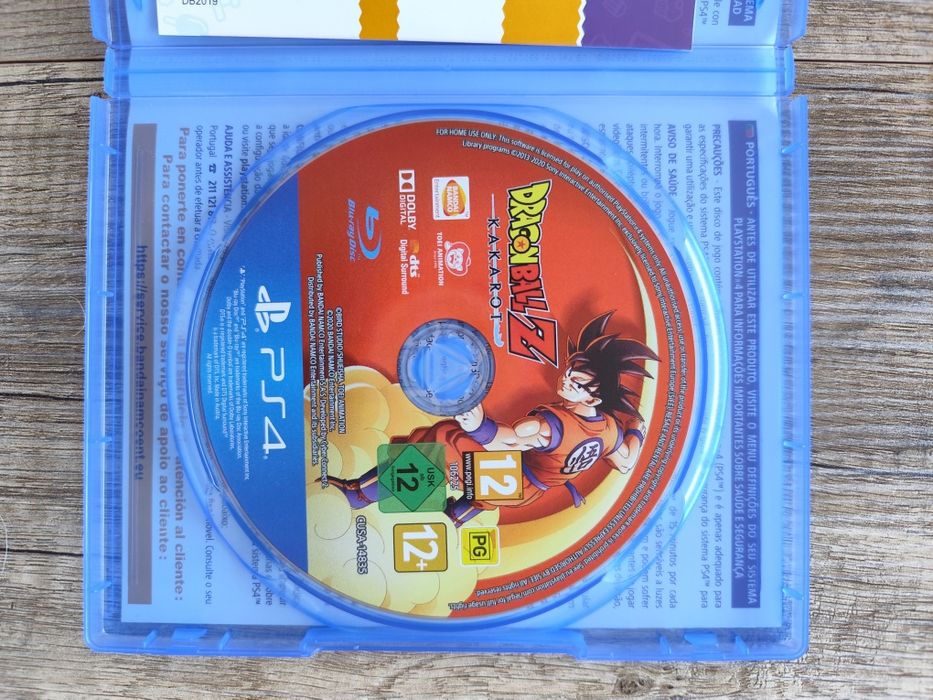 Jogo PS4 dragon ball kakarot
