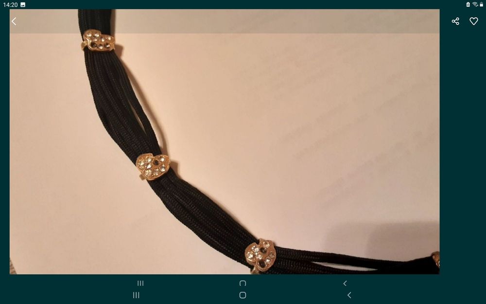 Колье,бусы, чокер, кулон, винтаж,Чехия.