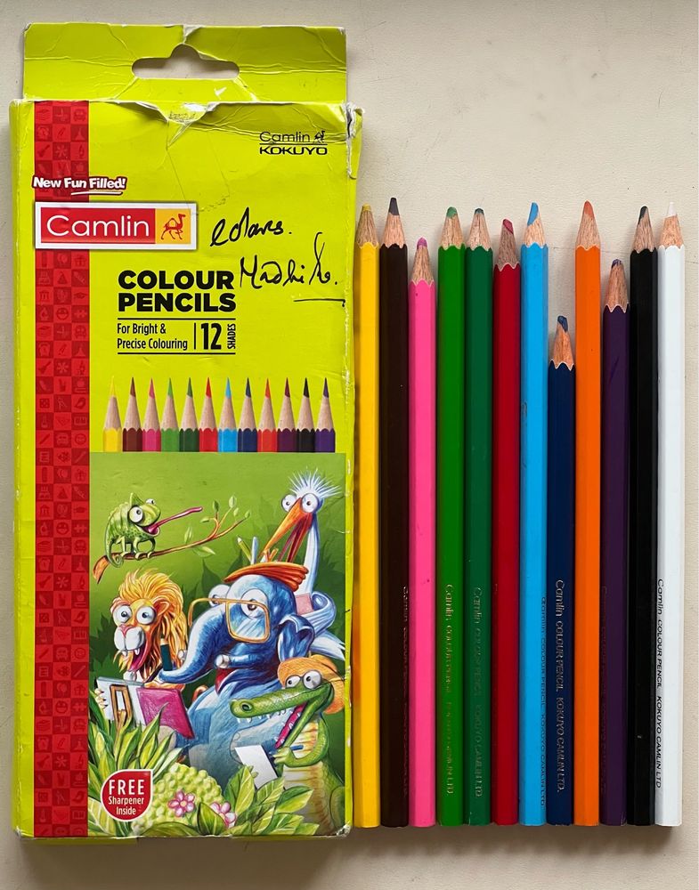 Набір кольорових олівців "Camlin" 12 кольорів