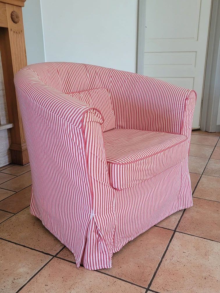 fotel z IKEA,  zdejmowane pokrycie