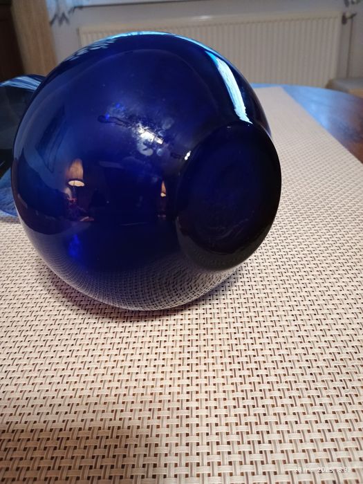 Kolorowe szkło PRL - wazon