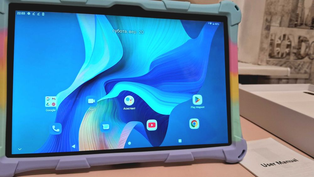 Планшет TECLAST P40HD 4Gb/64Gb, 6000mAh, 2 сімкарти, чохол силіконовий