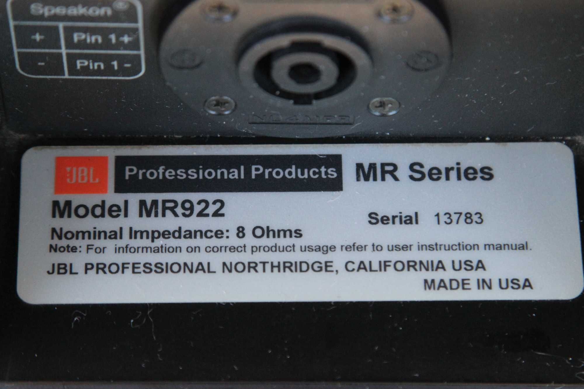 Акустическая система  JBL MR922
