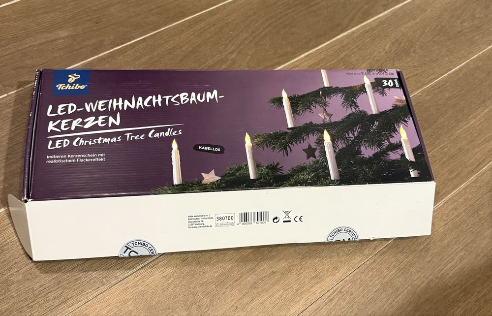 NOWE Lampki na choinkę Tchibo w ksztalcie swieczek Led