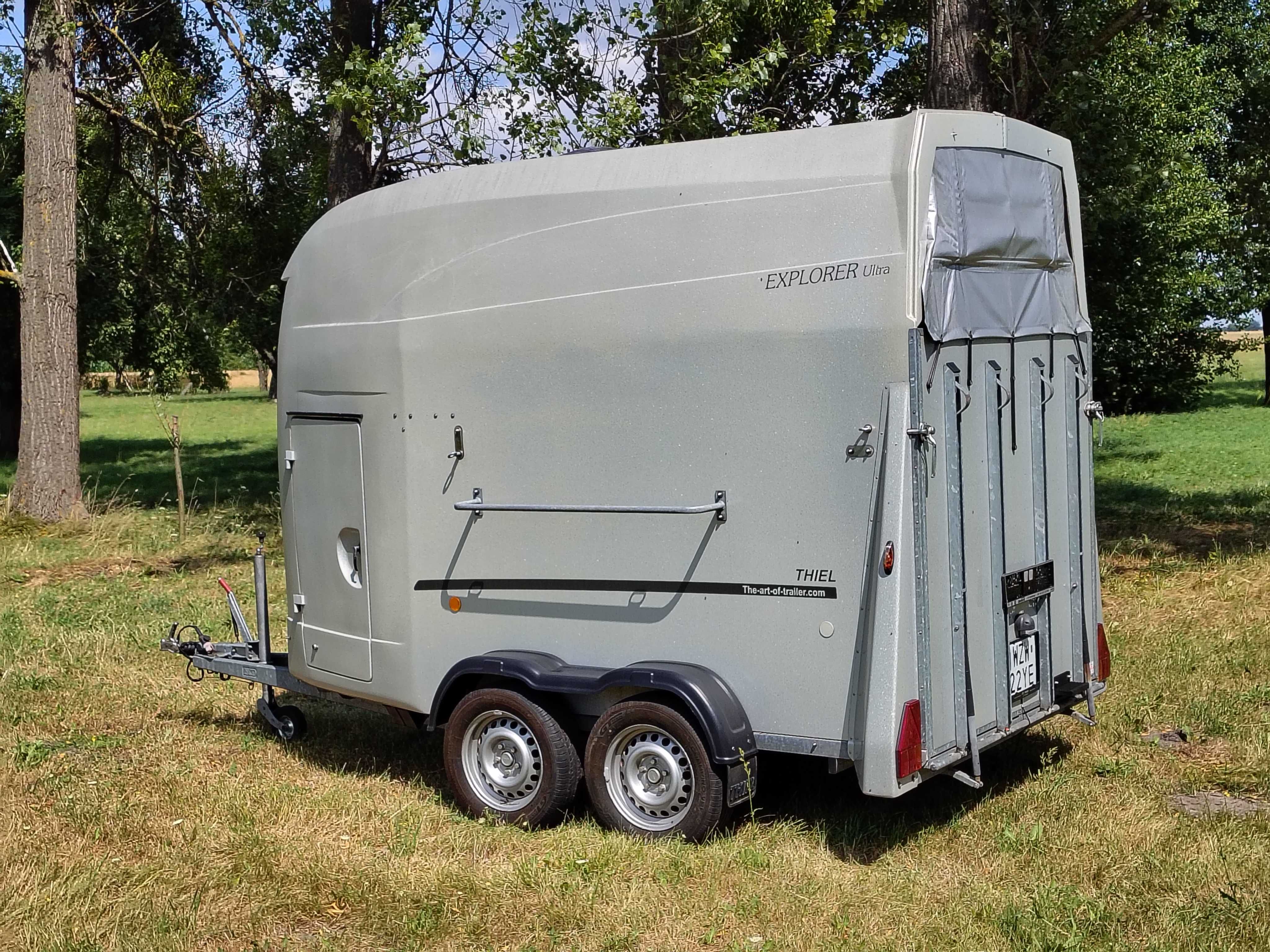 Przyczepa Konna Boeckmann , Thiel -Explorer z Aluminiową Podłogą