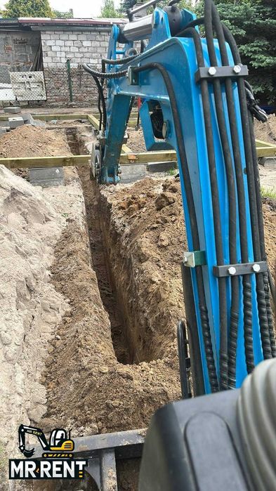 Minikoparka bez operatora-Wynajem-dowóz pod wskazany adres!