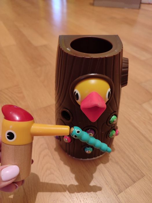 Дерев'яний поїзд Cubica,Topbright "Погодуй пташку