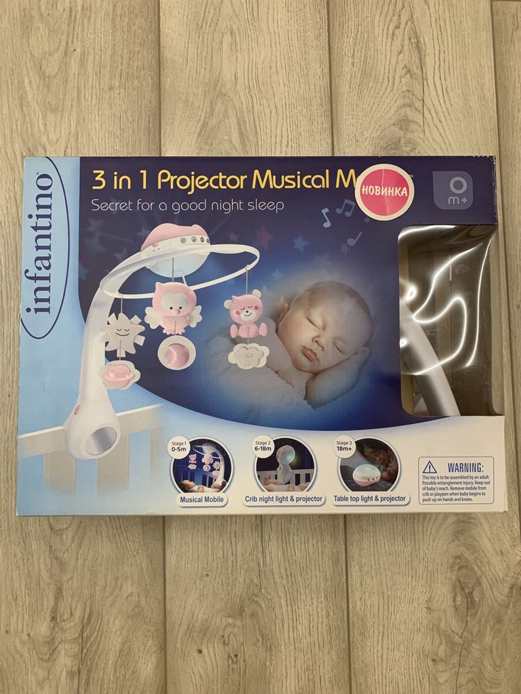 Музичний мобіль Infantino з проектором