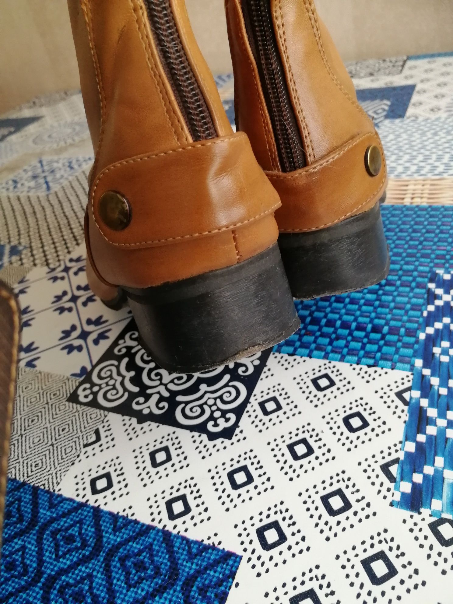 Kozaki do kolan ocieplana cholewka, rozmiar 36