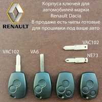 Корпус ключа Рено ключ Renault Dacia Logan duster Корпус ключа Renaut
