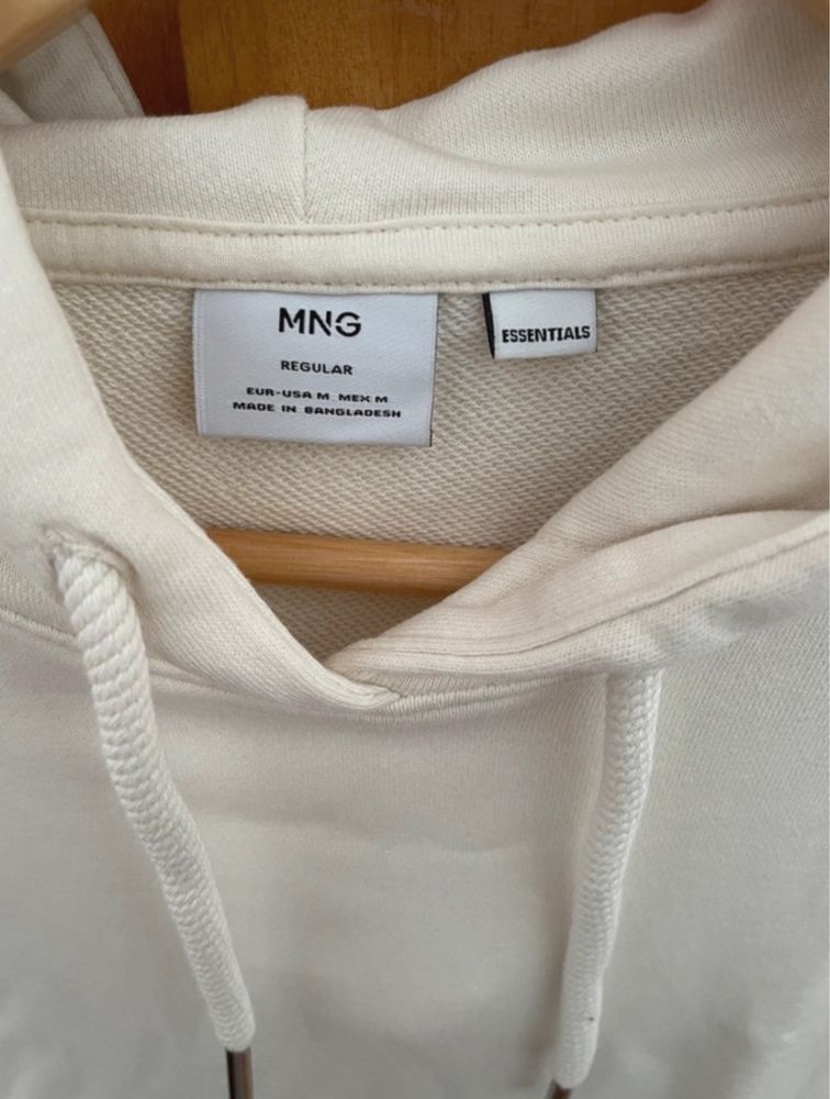 Hoodie Branco Mango