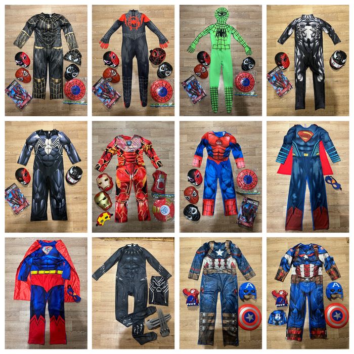Костюм супергерой для мальчика на 7-8 лет 122-128 карнавальный
