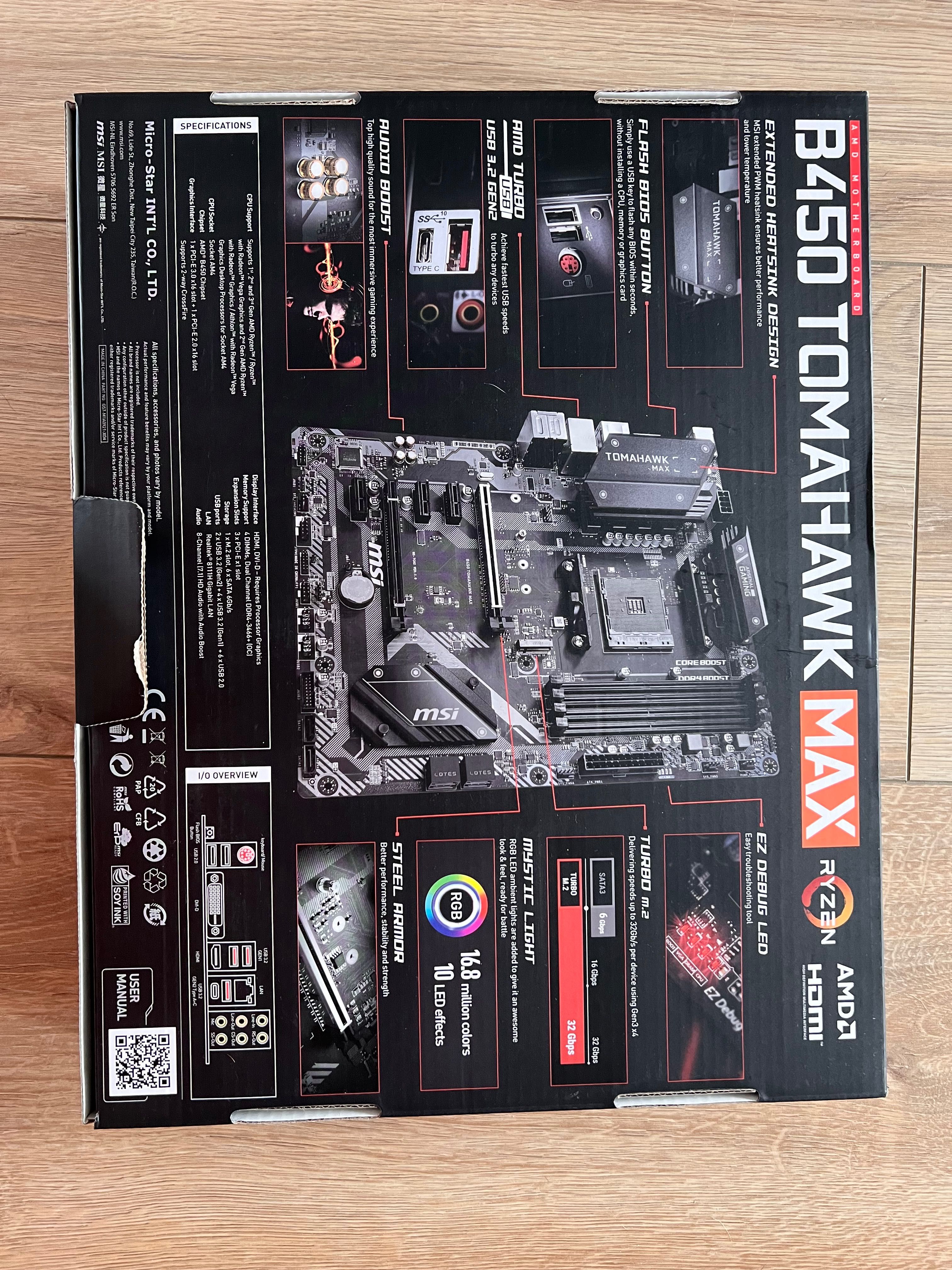 Płyta AMD MSI B450 Tomahawk MAX