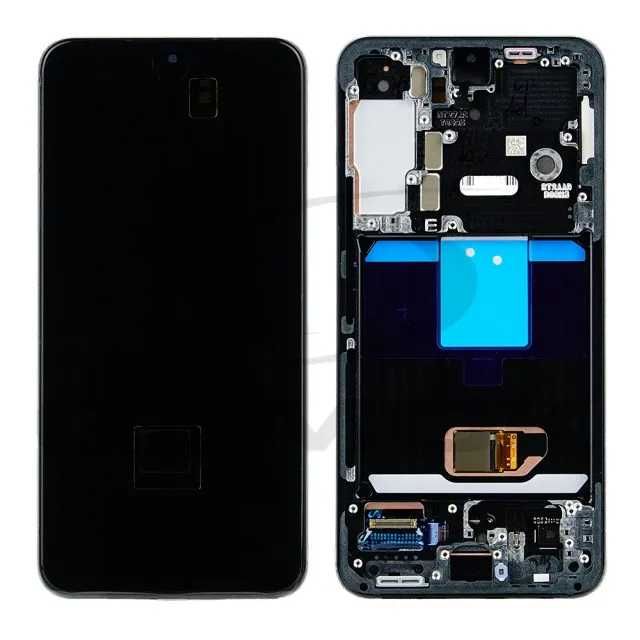 Wyświetlacz LCD do Samsung S901 Galaxy S22 5G Czarny z ramką Oryginał