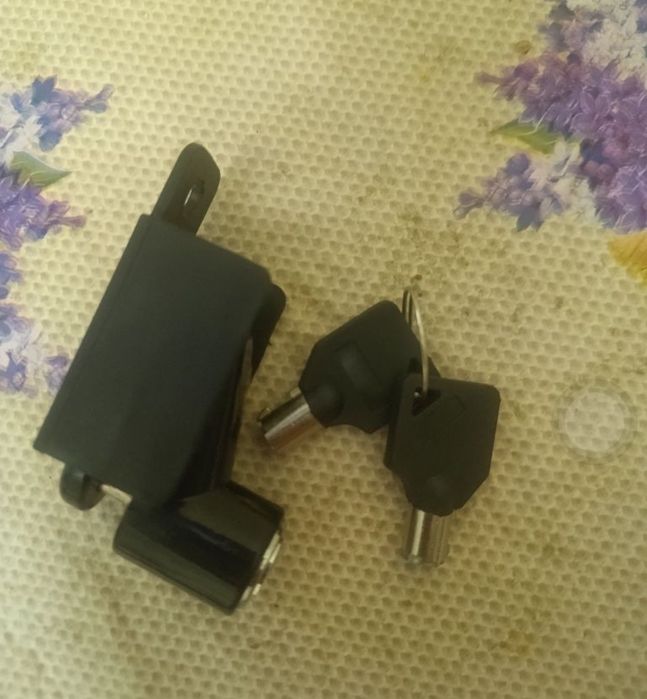 Продам замок с  сигнализация alarm и без на диск тормоза