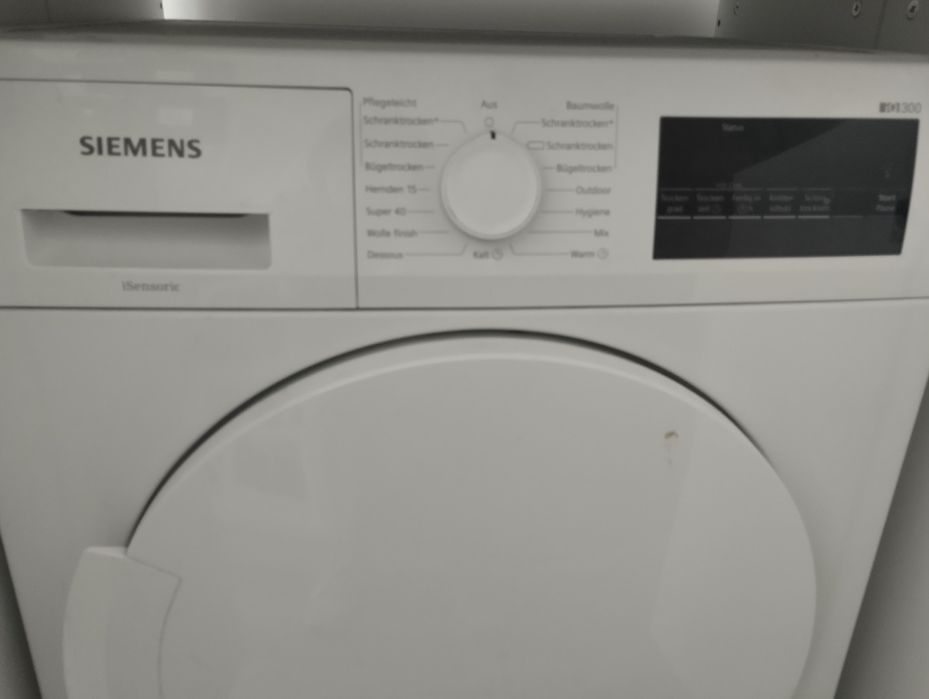 Suszarka bębnowa Siemens IQ300 isensoric