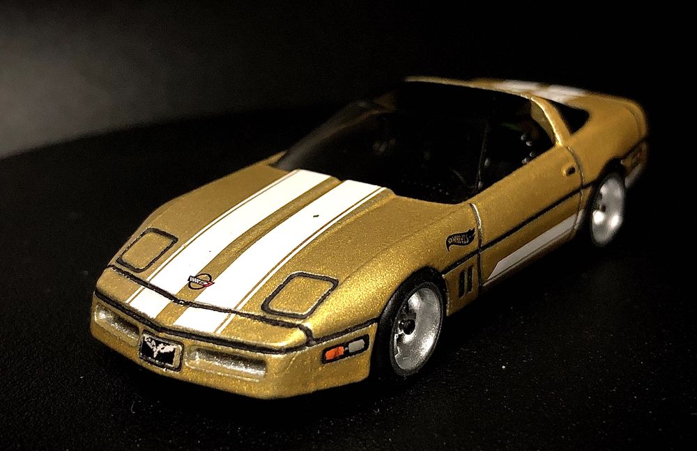 Hot Wheels Corvette C4 Custom model jak Premium
