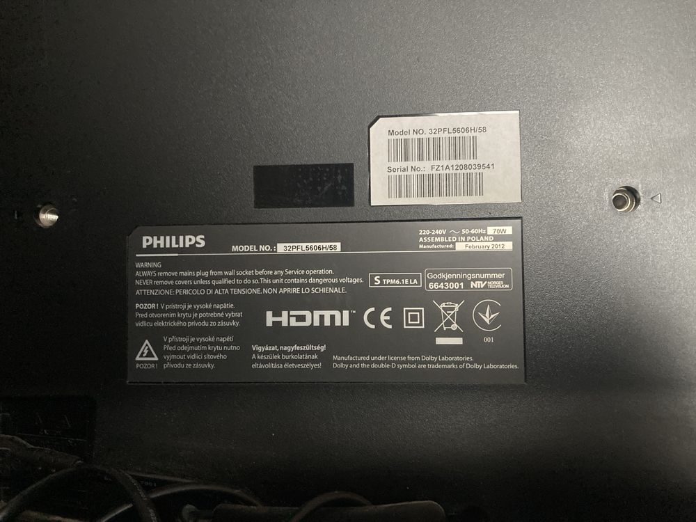Philips 32” 32PFL5606H/58 LED