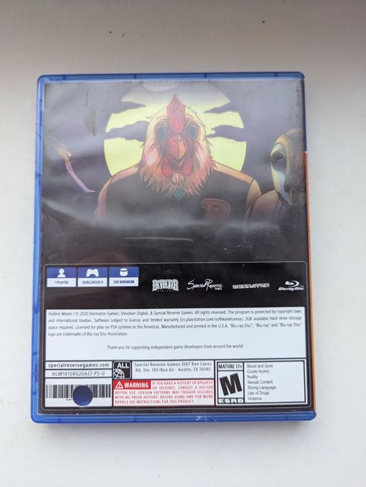Hotline Miami ігри игры диски на PS4 PS5