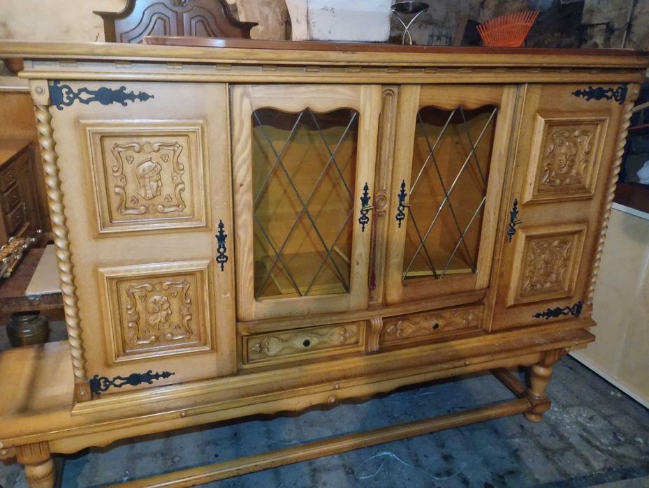 Duża komoda dębowa