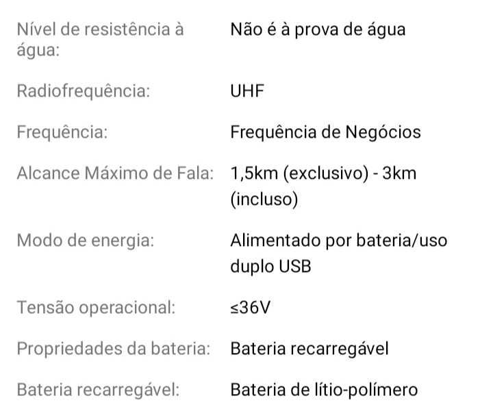 Rádio Walkie-talkies