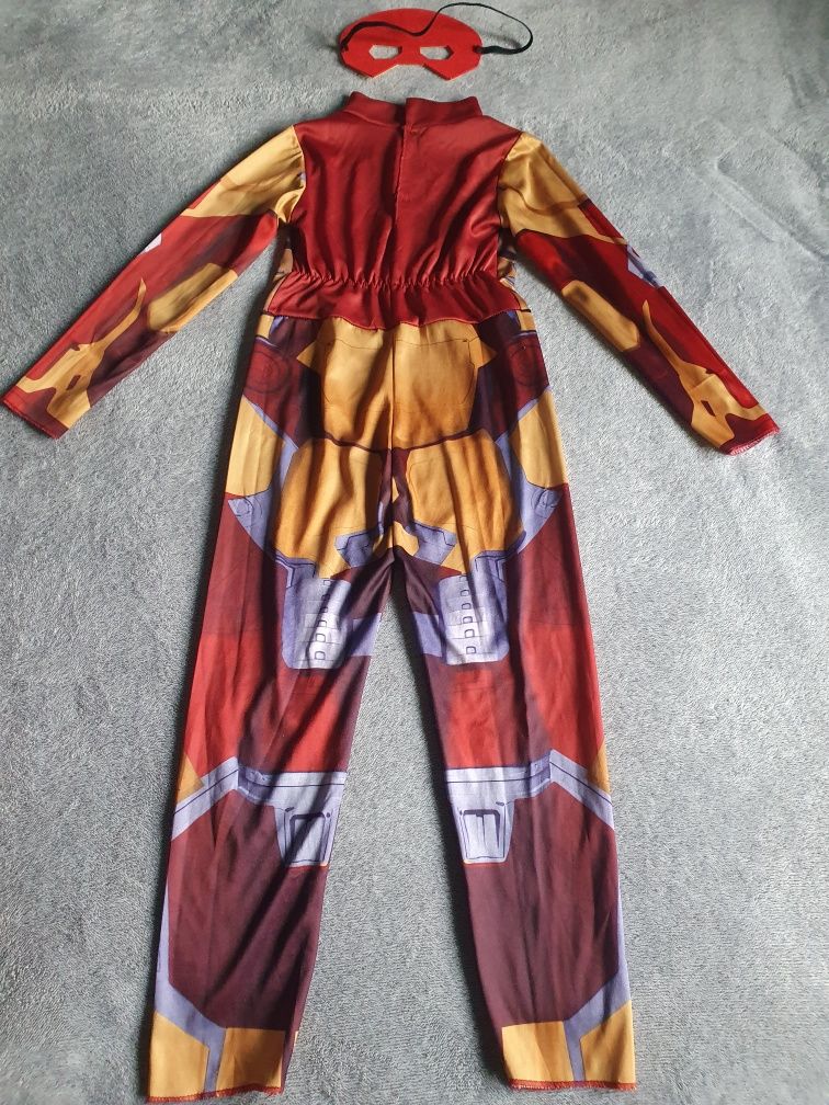 Strój na bal karnawałowy przebranie Iron Man Avengers z maską 110cm