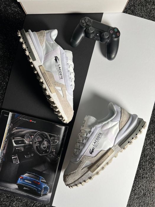 Чоловічі кросівки лакоста Lacoste Elite Active PRM White Beige [41-45]