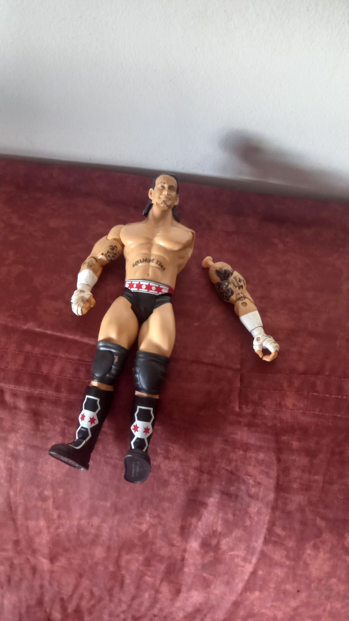 Conjunto 2 bonecos WWE (com defeito)