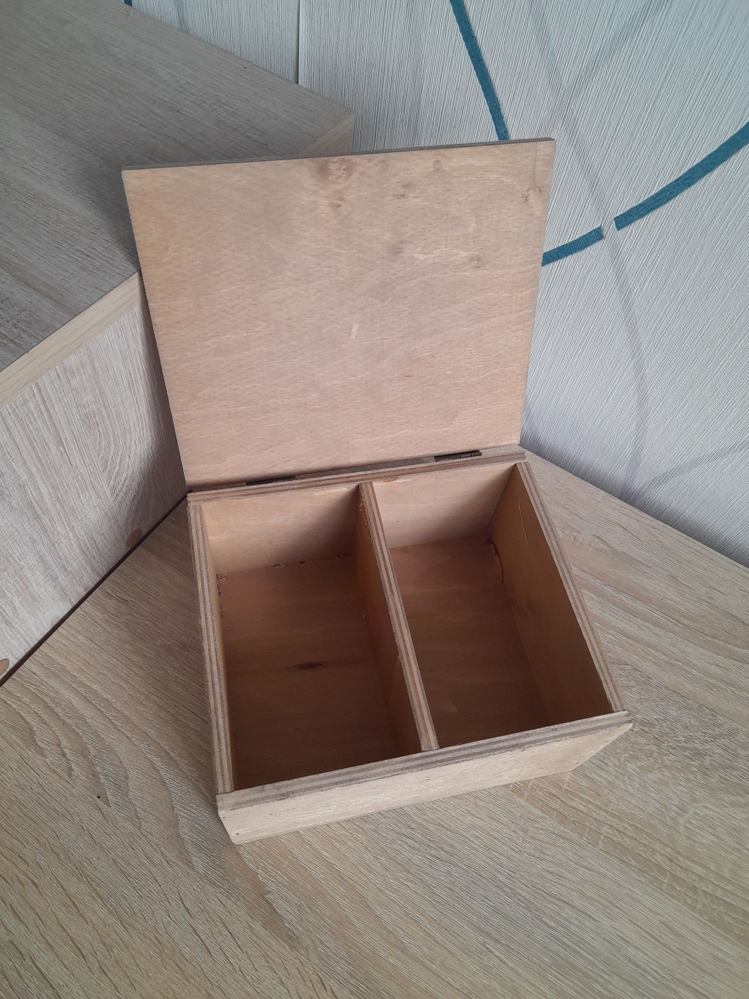 Шкатулка коробка новий рік дерев'яна