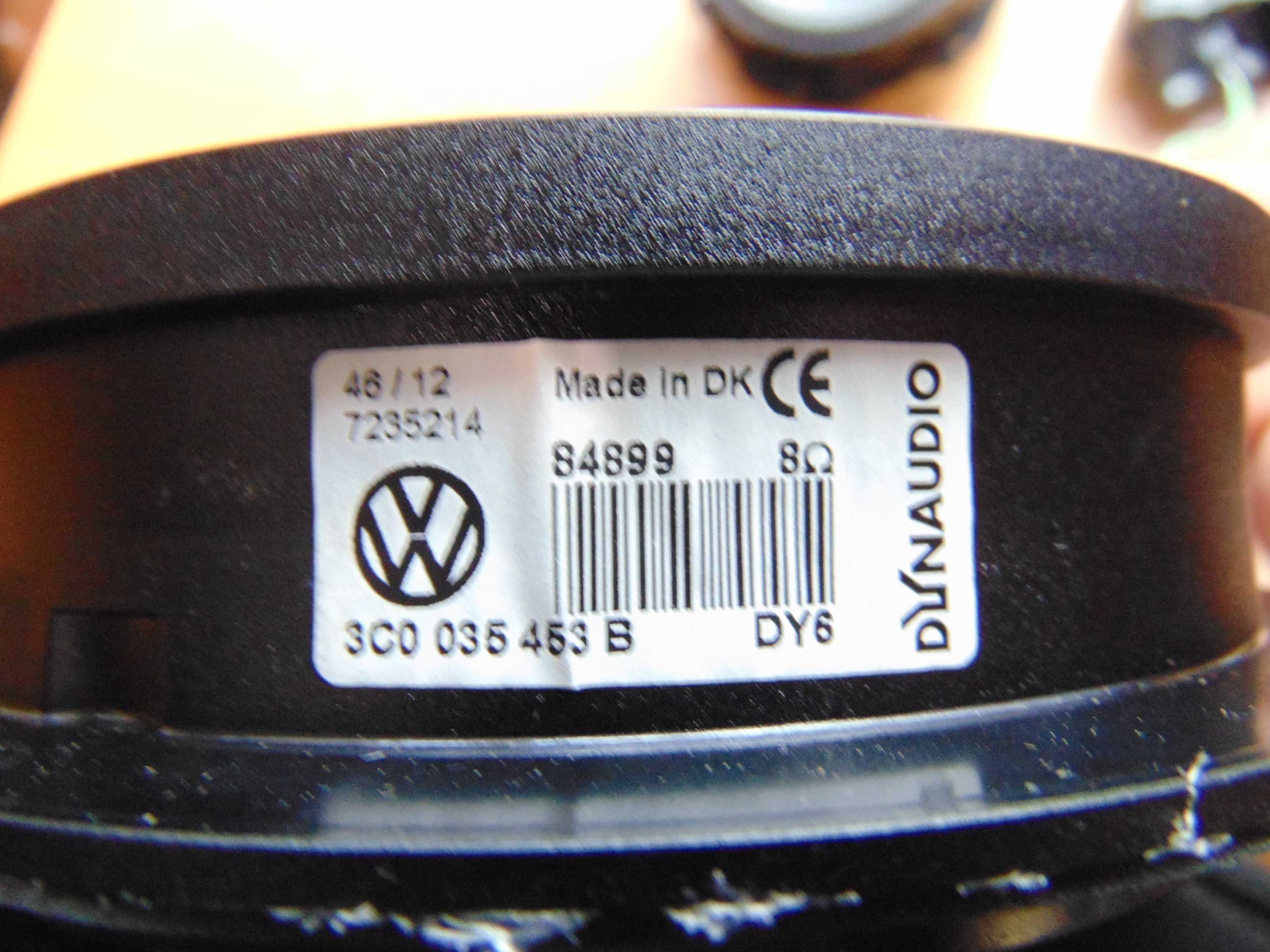 głośniki car audio dynaudio vw passat b7 b6 cc