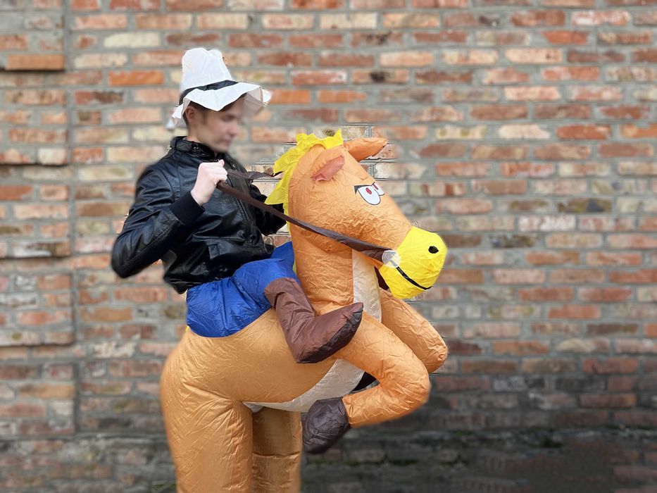 Надувний Костюм Ковбоя Всадник Вершник Ковбой надувной