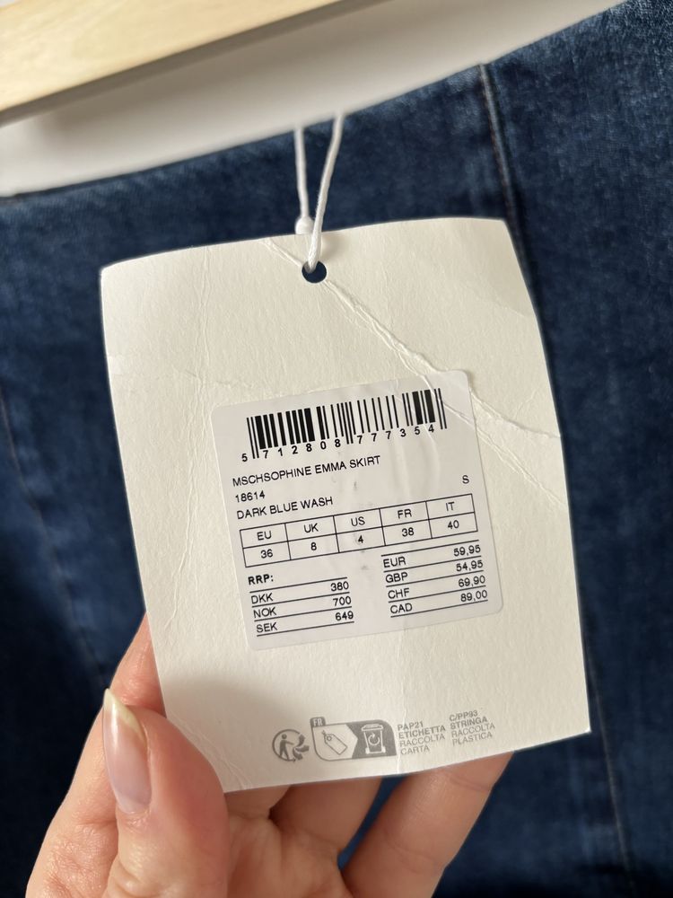 MSCH Copenhagen S nowa z metka spodnica jensowa scandi premium