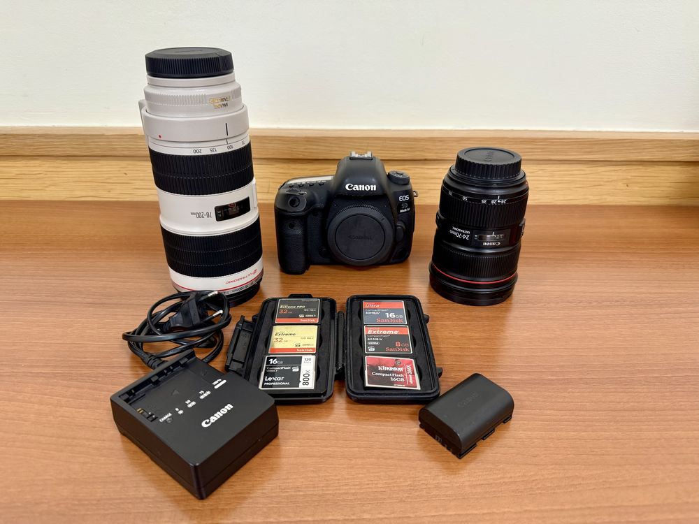 Canon 5D Mark IV + Objectivas + Acessorios